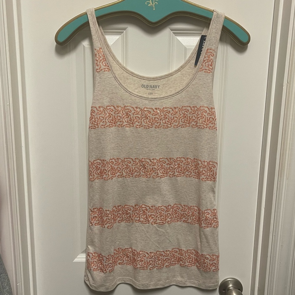 NWT Old Navy Sequin Tank Top